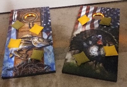 Bass & turkey — American flag wrap
