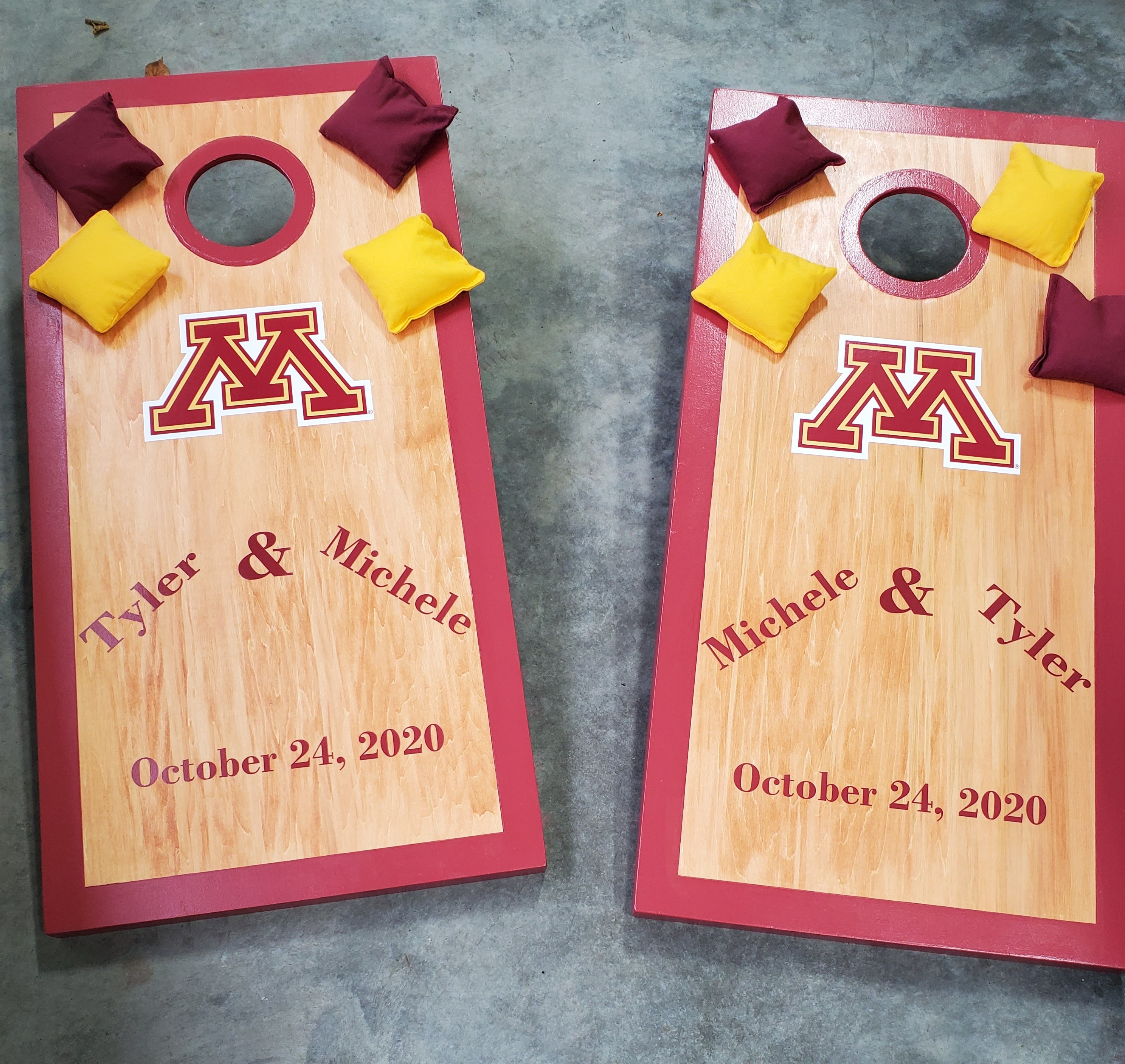 Tyler & Michele — Minnesota Gophers wedding set, October 24, 2020