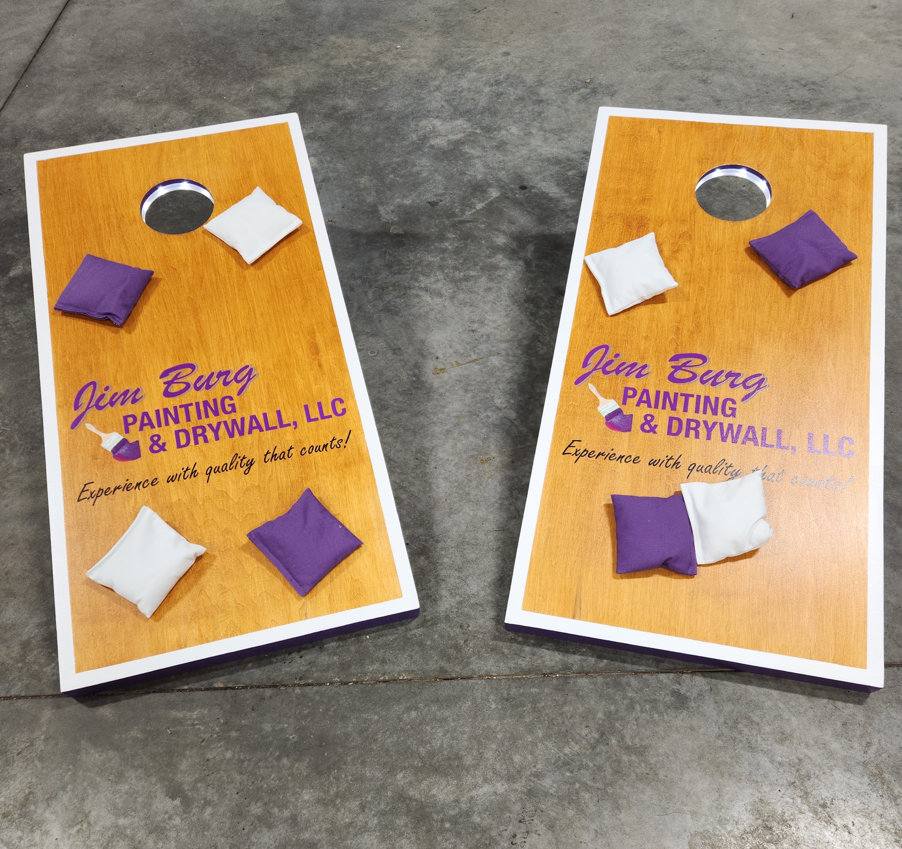 Jim Burg Painting & Drywall, LLC — business logo set