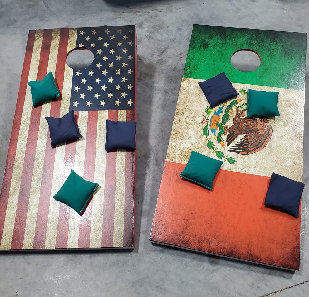 American & Mexican flag wrap set