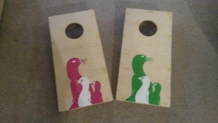 Children's Play Gallery Jr set — pink & green